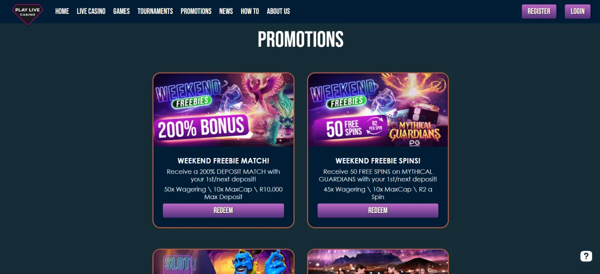 playlive online casino bonuses